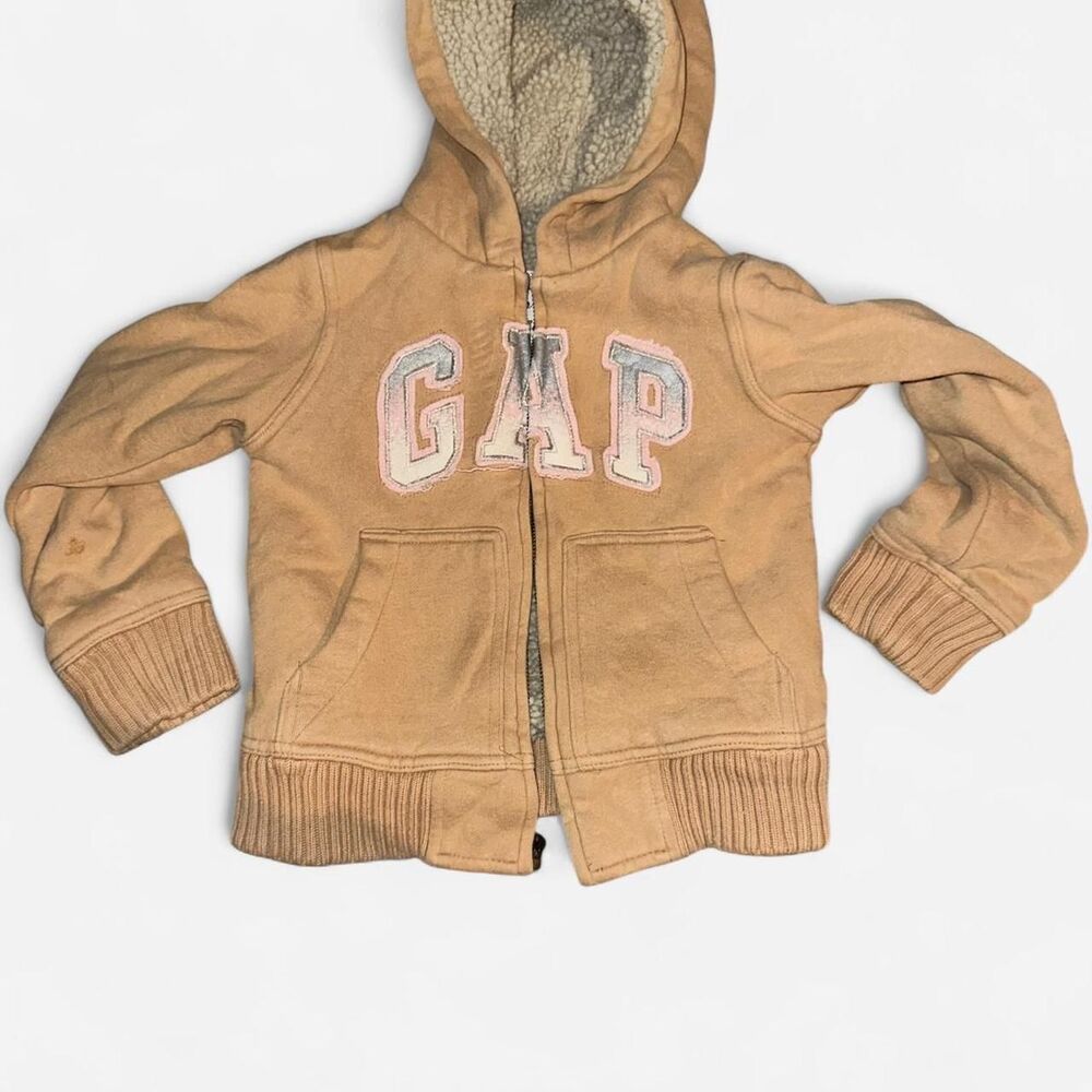 Gap Girl's Tan and Brown Hoodie